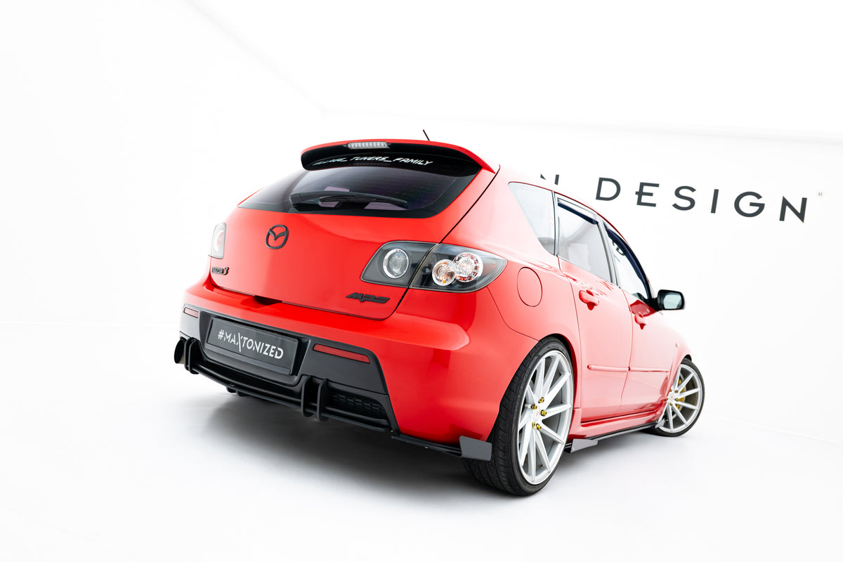 Street Pro Heckdiffusor Seite + Flaps Mazda 3 MPS MK1 EU Version