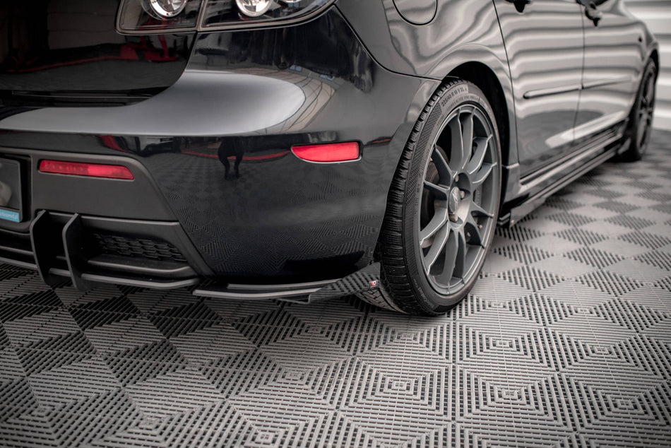 Street Pro Heckdiffusor Seite + Flaps Mazda 3 MPS MK1 US-Spec Version