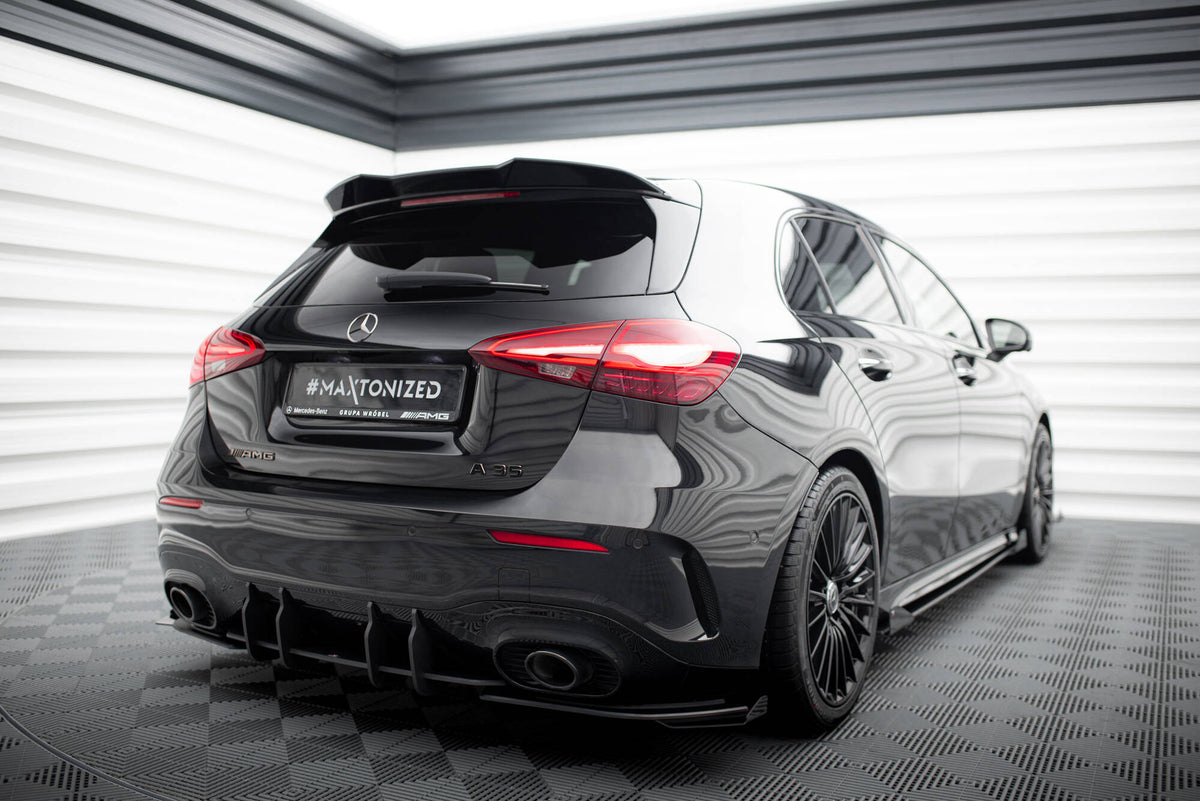 Street Pro Heckdiffusor Seite + Flaps Mercedes-AMG A35 Hatchback W177
