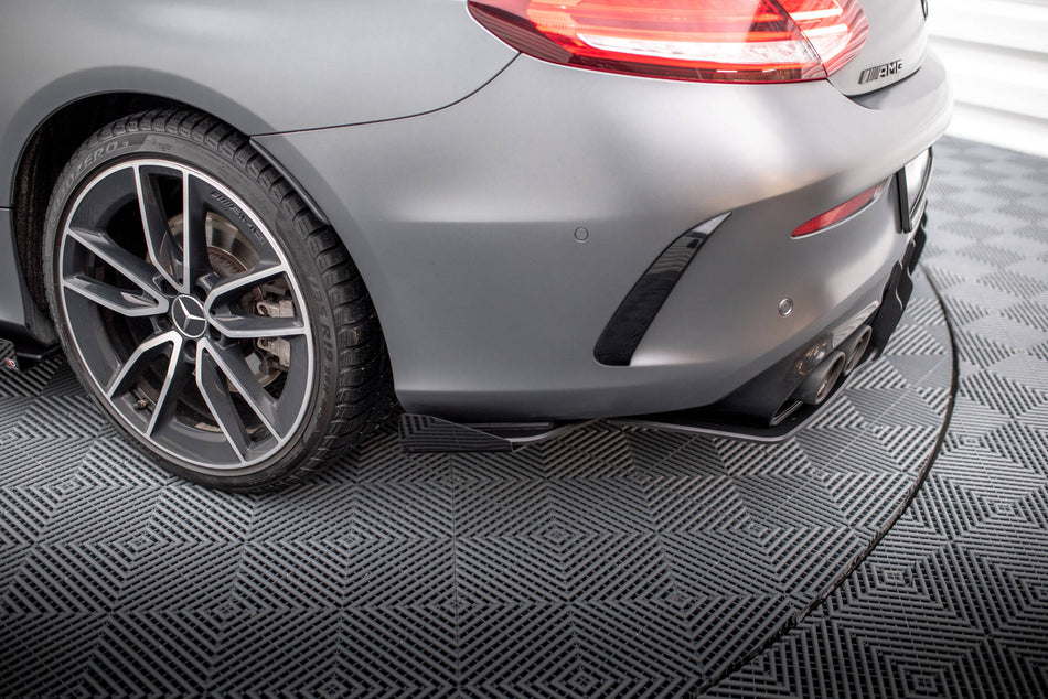 Street Pro Heckdiffusor Seite + Flaps Mercedes-AMG C43 Coupe / Cabrio C205 Facelift / A205 Facelift