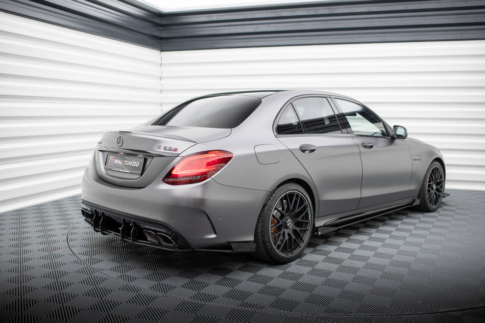 Street Pro Heckdiffusor Seite + Flaps Mercedes-AMG C63 Sedan / Estate W205 Facelift