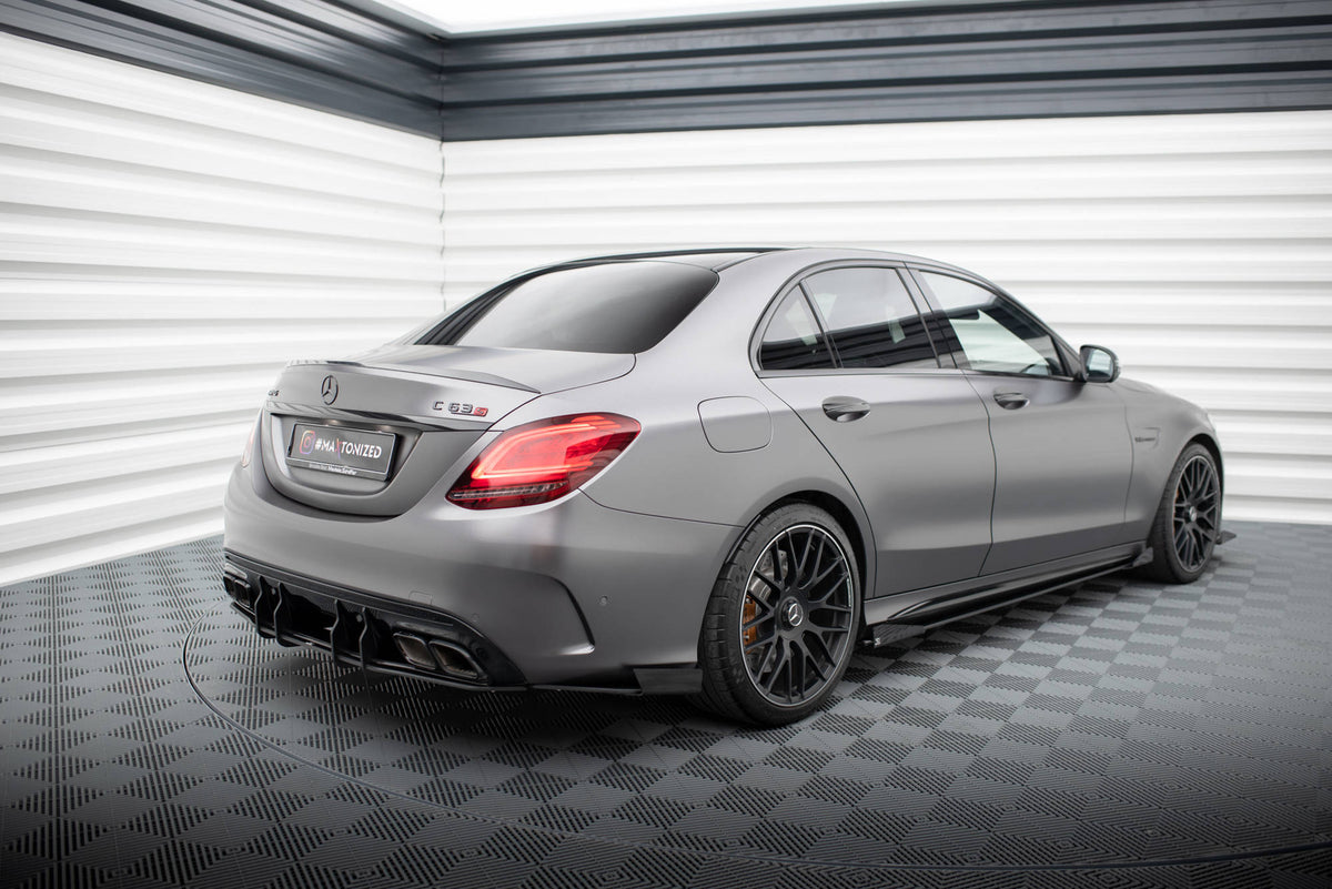 Street Pro Heckdiffusor Seite + Flaps Mercedes-AMG C63 Sedan / Estate W205 Facelift