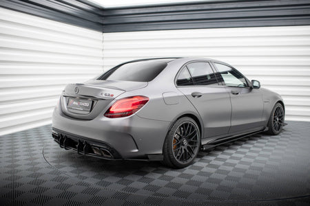 Street Pro Heckdiffusor Seite + Flaps Mercedes-AMG C63 Sedan / Estate W205 Facelift