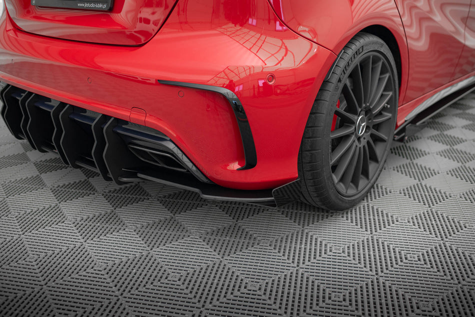 Street Pro Heckdiffusor Seite + Flaps Mercedes-Benz A 45 AMG W176 Facelift