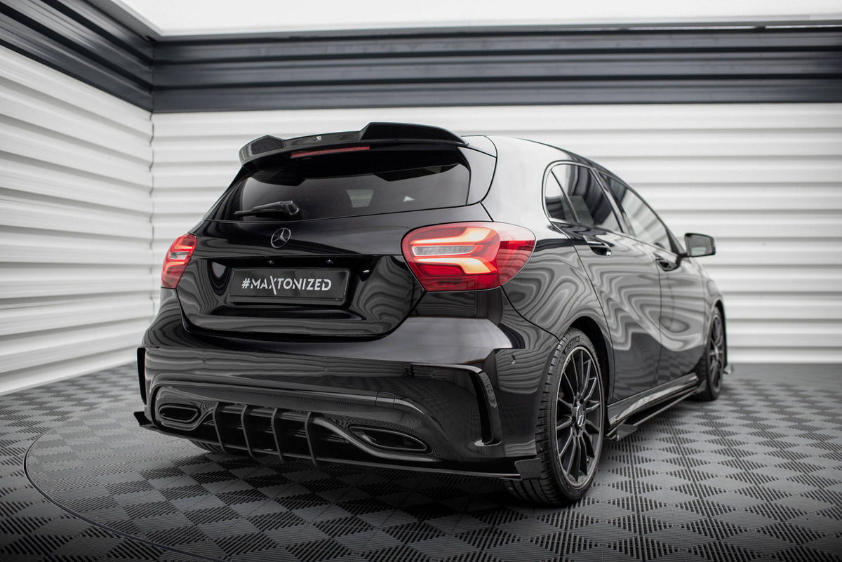 Street Pro Heckdiffusor Seite + Flaps Mercedes-Benz A AMG-Line W176 Facelift