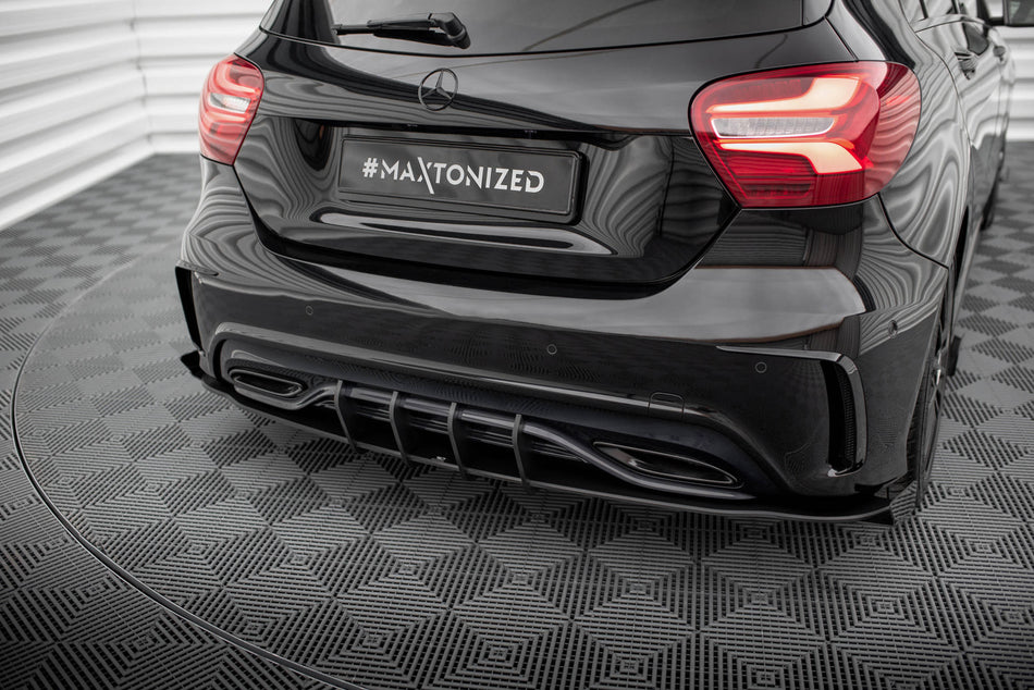 Street Pro Heckdiffusor Seite + Flaps Mercedes-Benz A AMG-Line W176 Facelift