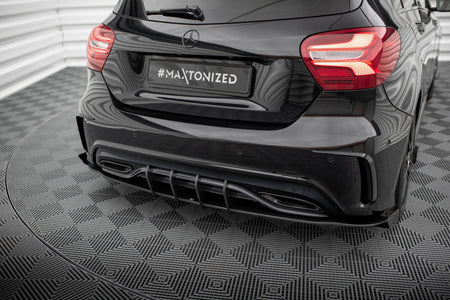 Street Pro Heckdiffusor Seite + Flaps Mercedes-Benz A AMG-Line W176 Facelift