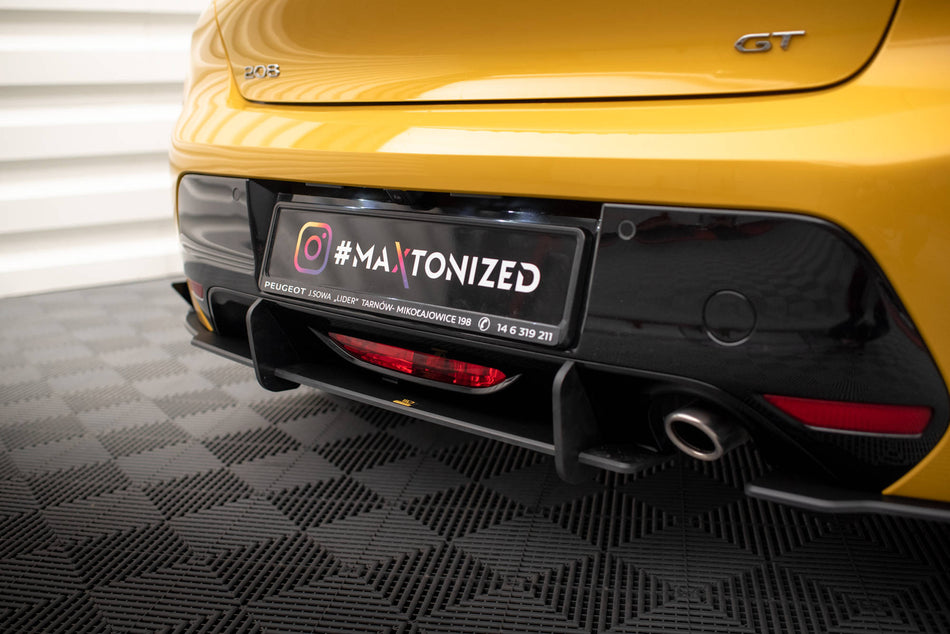 Street Pro Heckdiffusor Seite + Flaps Peugeot 208 GT MK2