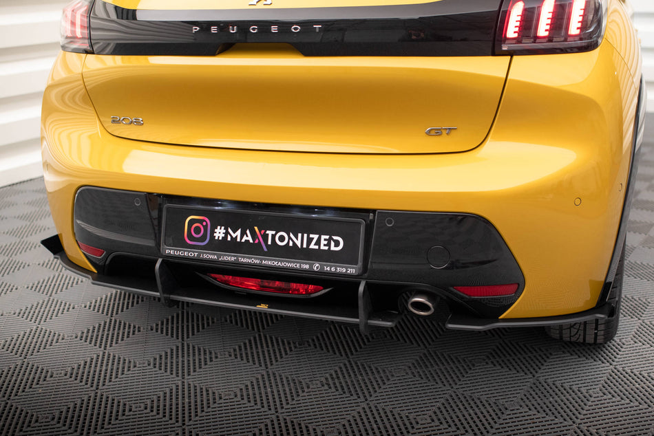 Street Pro Heckdiffusor Seite + Flaps Peugeot 208 GT MK2