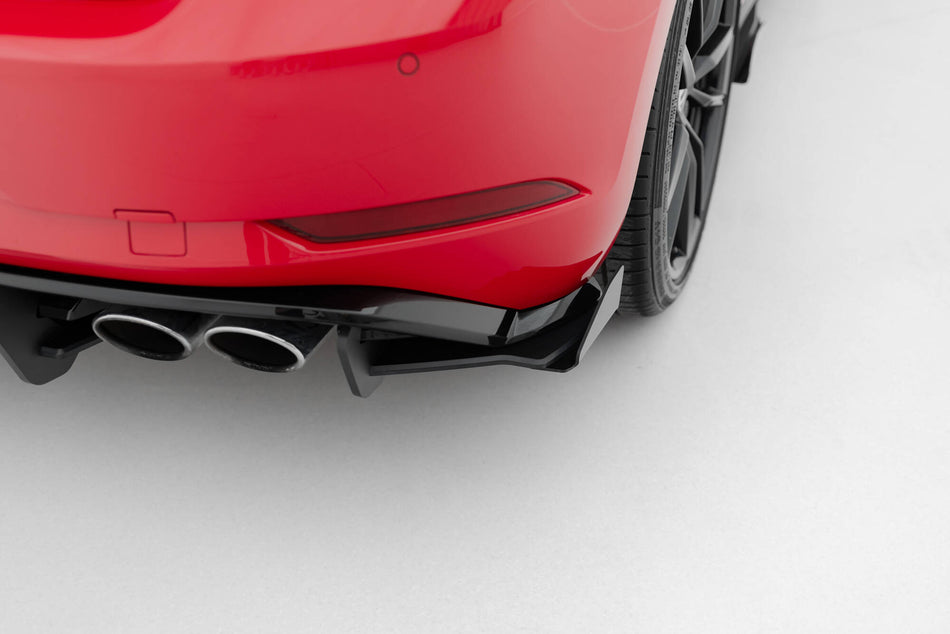 Street Pro Heckdiffusor Seite + Flaps VW Golf 7 R Facelift
