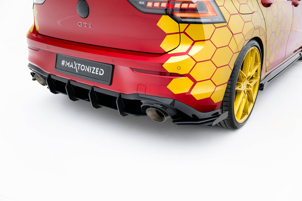 Street Pro Heckdiffusor Seite + Flaps Volkswagen Golf GTI Clubsport MK8 Facelift