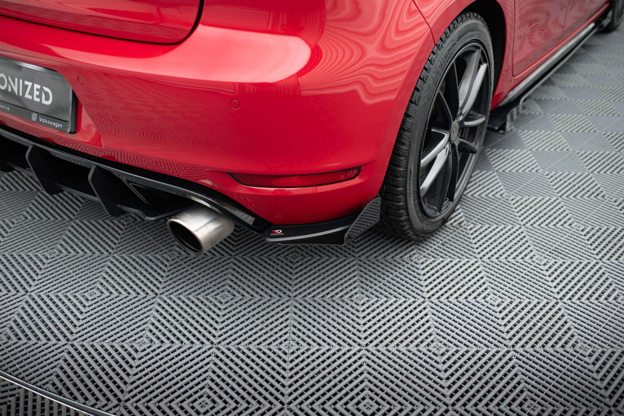 Street Pro Heckdiffusor Seite + Flaps Volkswagen Golf GTI MK6