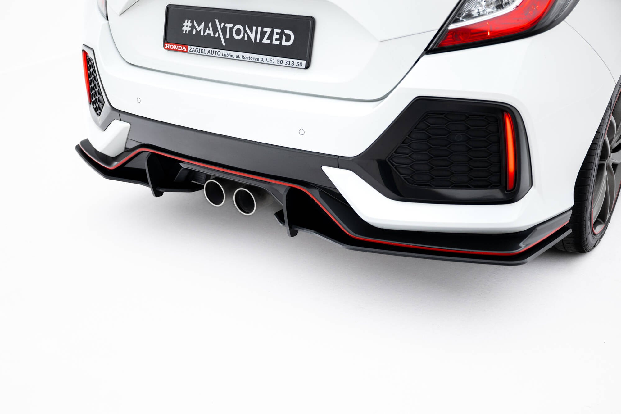 Street Pro Heckdiffusor Seite Honda Civic Sport Mk 10