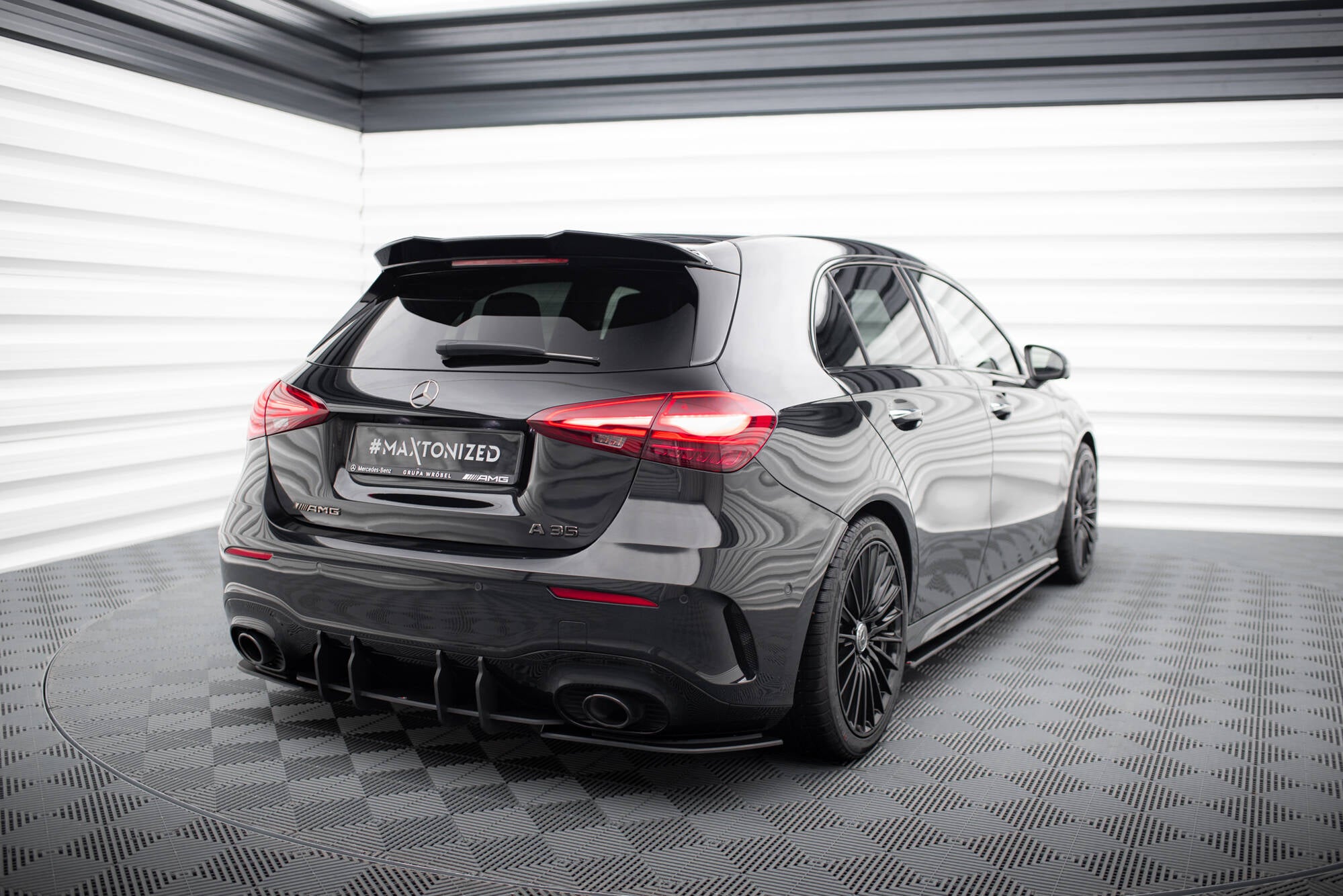 Street Pro Heckdiffusor Seite Mercedes-AMG A35 Hatchback W177