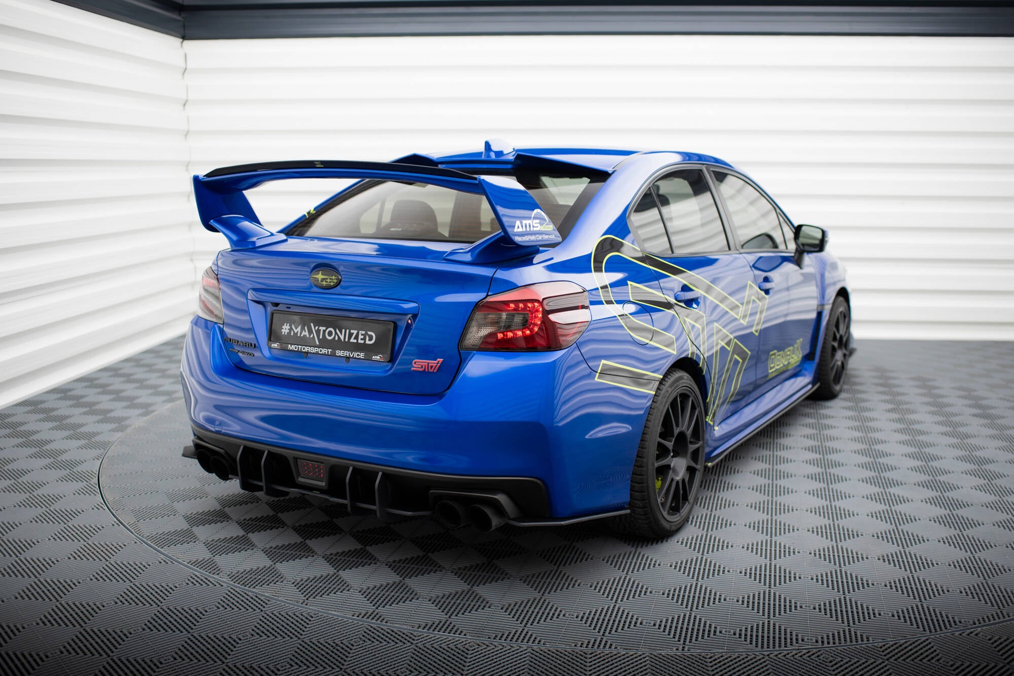 Street Pro Heckdiffusor Seite Subaru WRX STI MK1