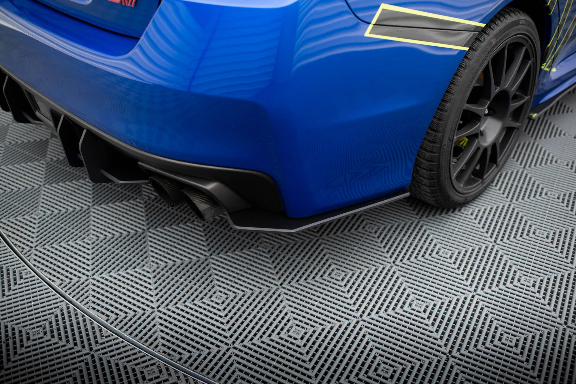 Street Pro Heckdiffusor Seite Subaru WRX STI MK1