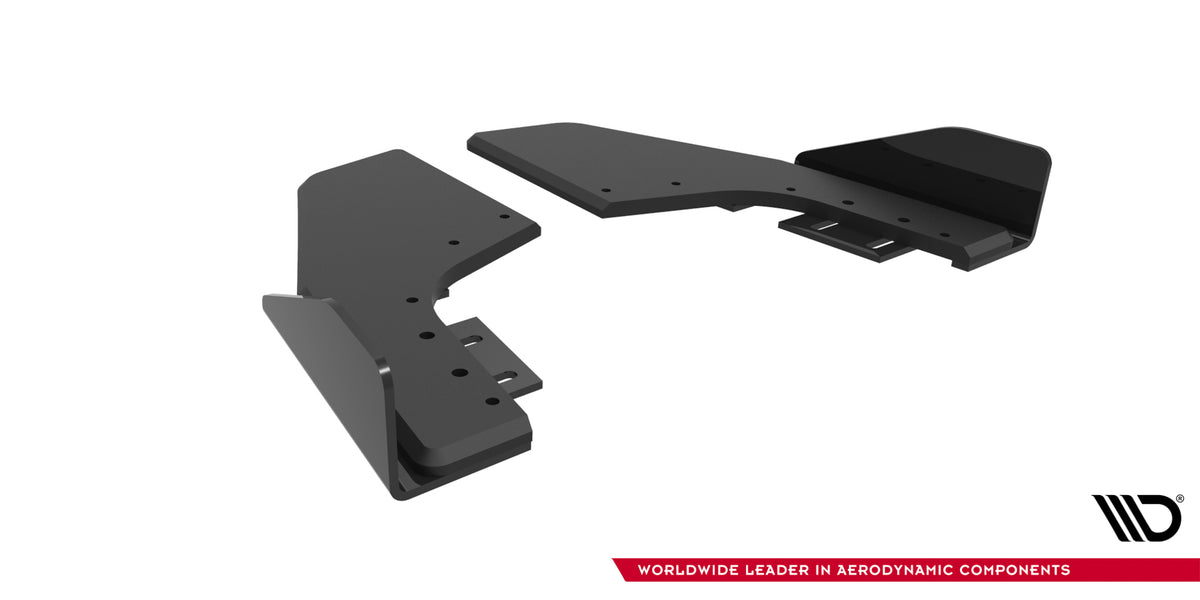 Street Pro Heckdiffusor Seite V.2 + Flaps V.2 Volkswagen Golf R Hatchback MK8 / MK8 Facelift