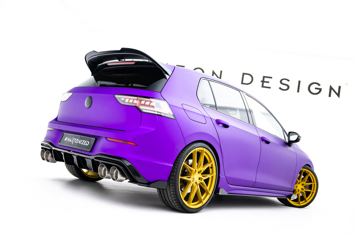 Street Pro Heckdiffusor Seite V.2 + Flaps V.2 Volkswagen Golf R Hatchback MK8 / MK8 Facelift