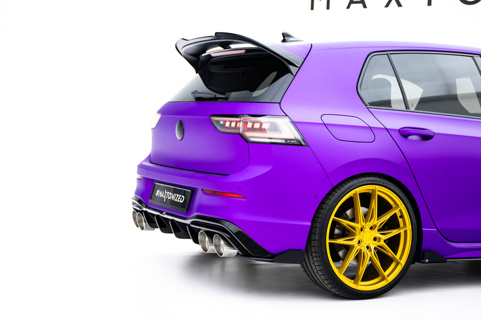 Street Pro Heckdiffusor Seite V.2 + Flaps V.2 Volkswagen Golf R Hatchback MK8 / MK8 Facelift