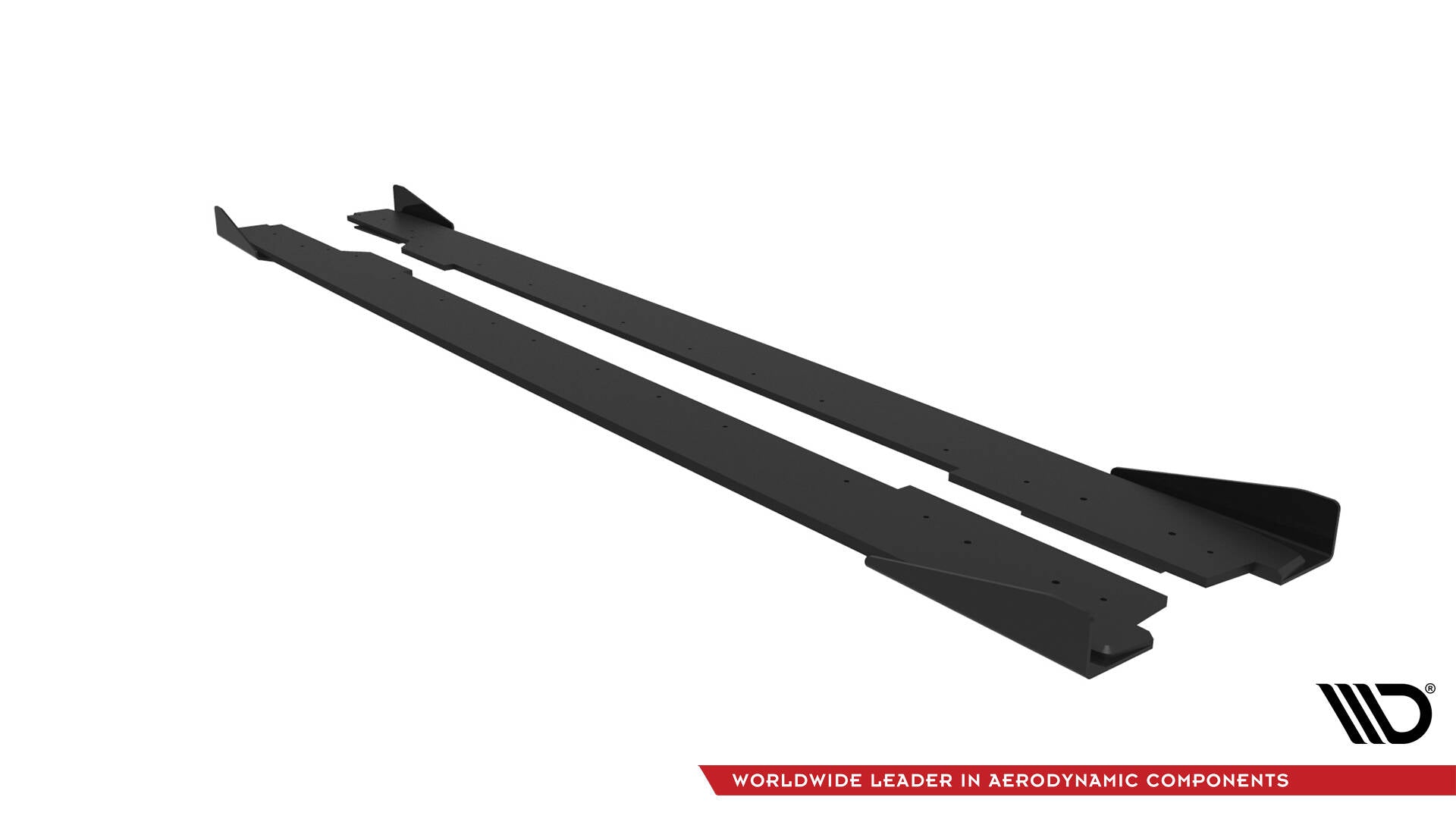 Street Pro Seitenschweller + Flaps Audi A5 / A5 S-Line / S5 Coupe / Cabrio 8T / 8T Facelift