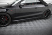 Street Pro Seitenschweller + Flaps Audi A5 / A5 S-Line / S5 Coupe / Cabrio 8T / 8T Facelift
