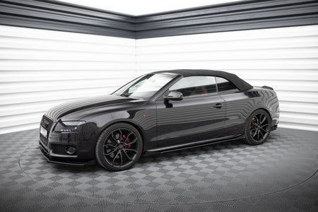 Street Pro Seitenschweller + Flaps Audi A5 / A5 S-Line / S5 Coupe / Cabrio 8T / 8T Facelift