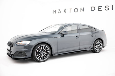 Street Pro Seitenschweller + Flaps Audi A5 Sportback F5 Facelift