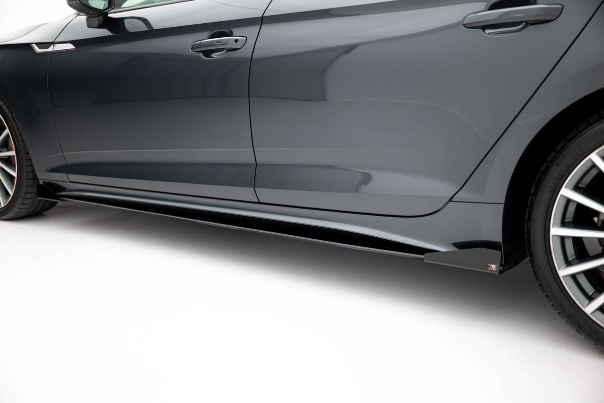 Street Pro Seitenschweller + Flaps Audi A5 Sportback F5 Facelift