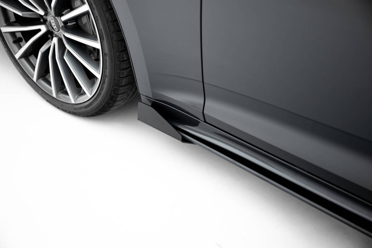 Street Pro Seitenschweller + Flaps Audi A5 Sportback F5 Facelift
