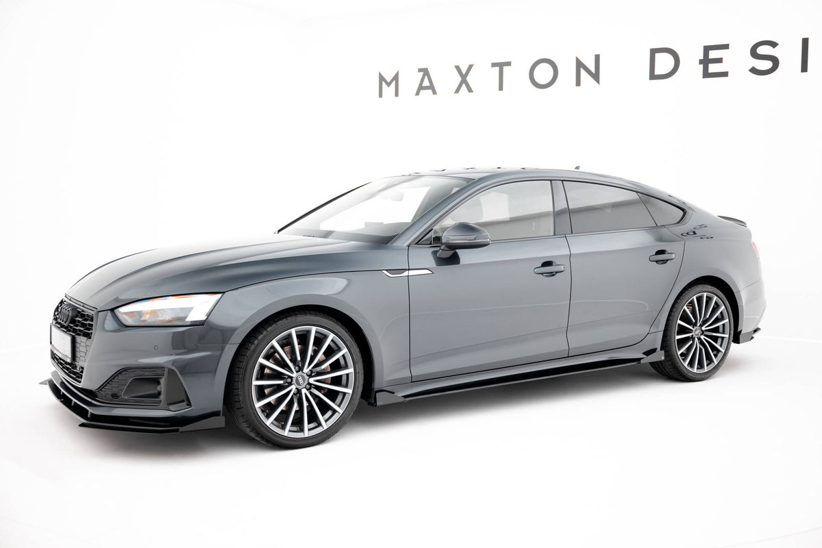 Street Pro Seitenschweller + Flaps Audi A5 Sportback F5 Facelift