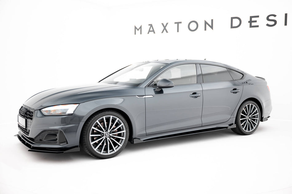 Street Pro Seitenschweller + Flaps Audi A5 Sportback F5 Facelift