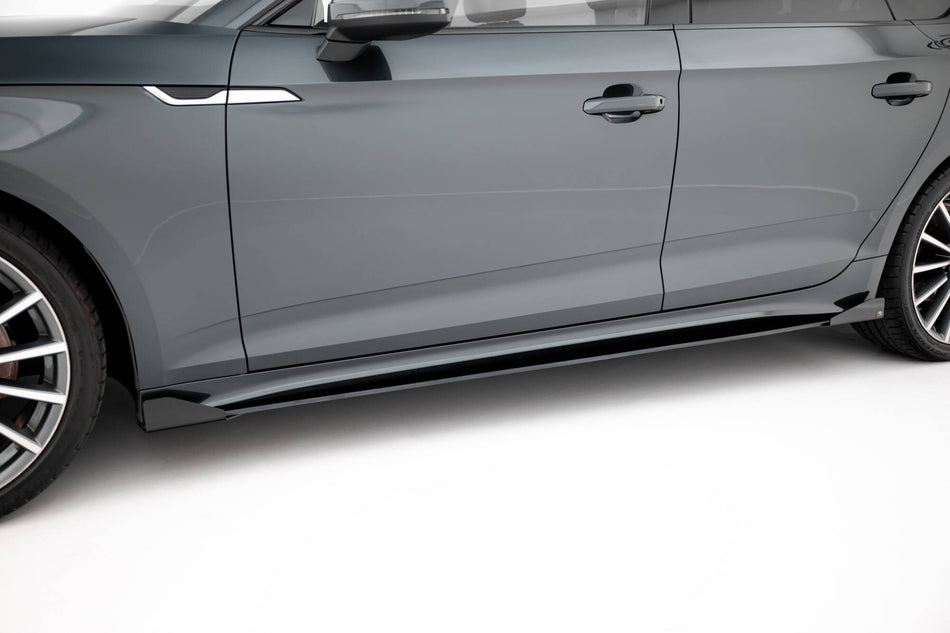 Street Pro Seitenschweller + Flaps Audi A5 Sportback F5 Facelift