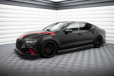 Street Pro Seitenschweller + Flaps Audi A7 RS7 Look C7