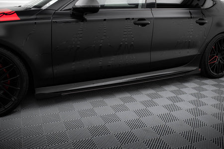 Street Pro Seitenschweller + Flaps Audi A7 RS7 Look C7