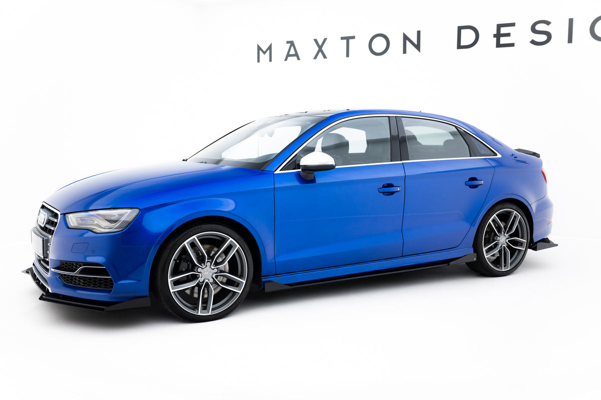 Street Pro Seitenschweller + Flaps Audi S3 / A3 S-Line Sedan 8V