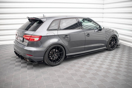 Street Pro Seitenschweller + Flaps Audi S3 / A3 S-Line Sportback 8V Facelift