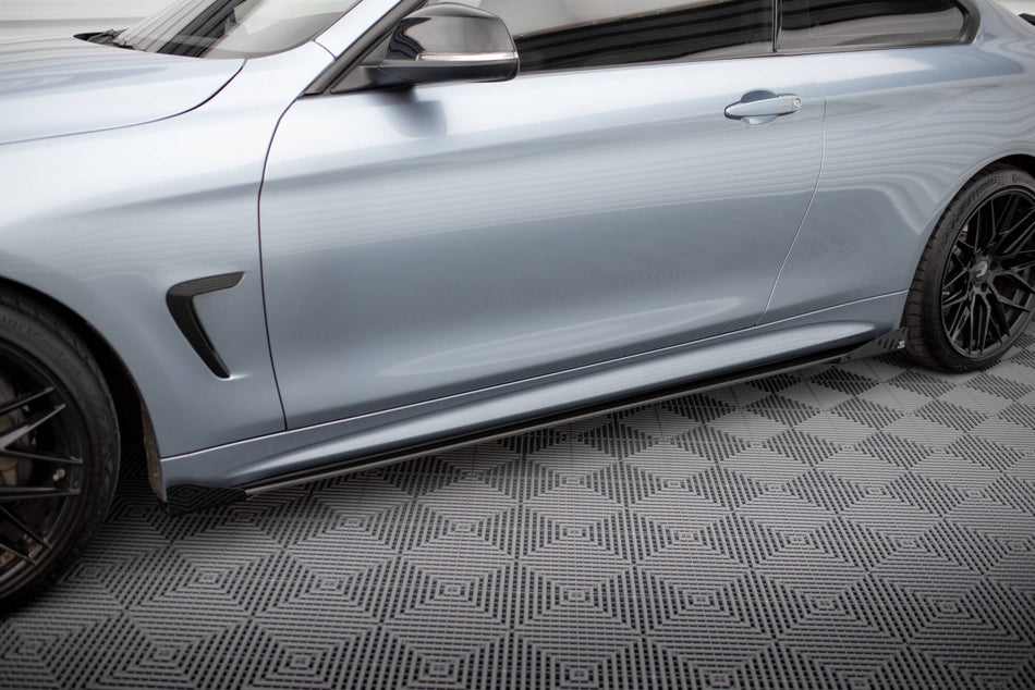 Street Pro Seitenschweller + Flaps BMW 4 Coupe / Gran Coupe / Cabrio M-PACK F32 / F36 / F33