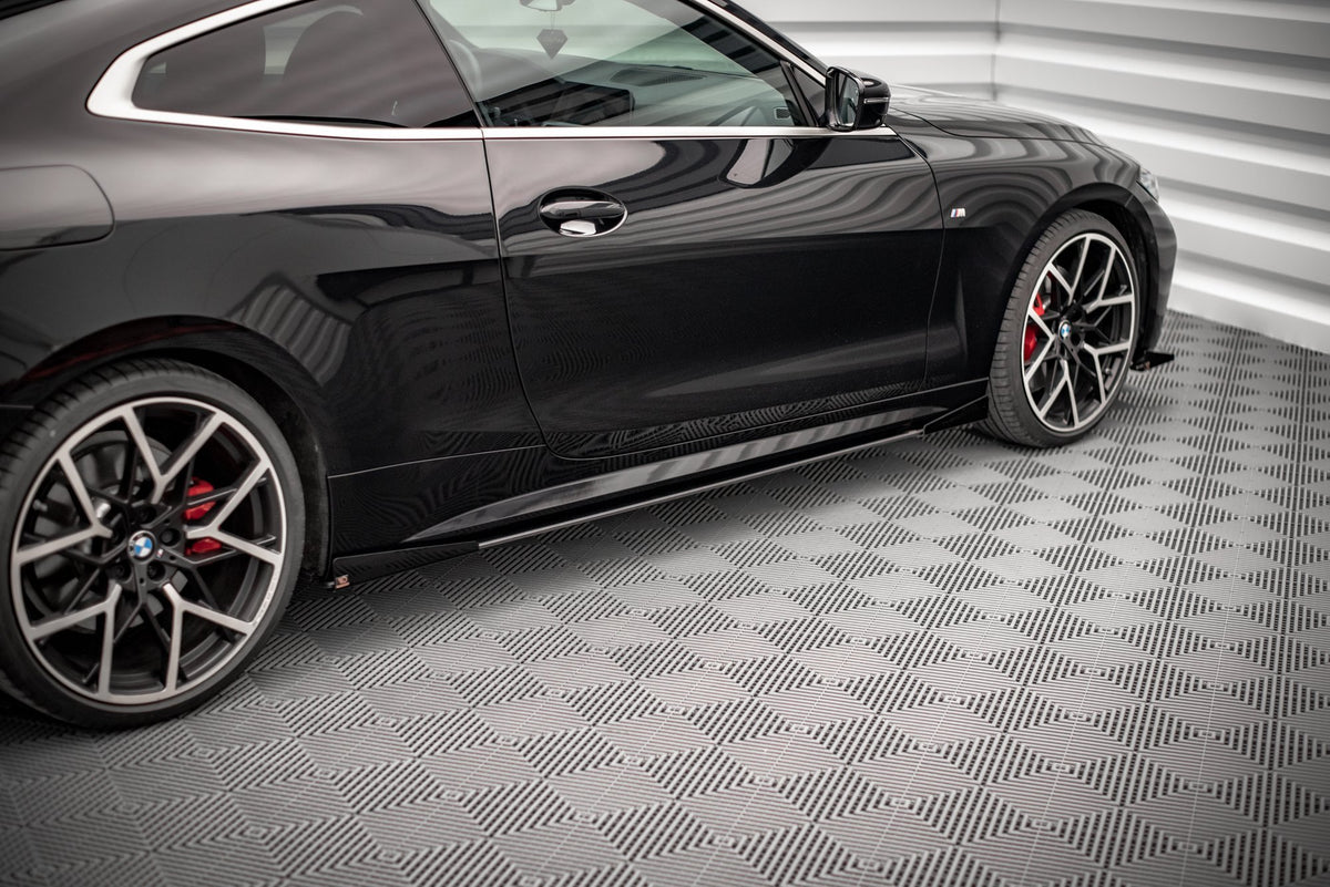 Street Pro Seitenschweller + Flaps BMW 4 M-PACK / M440i G22 / G23 / G22 Facelift / G23 Facelift