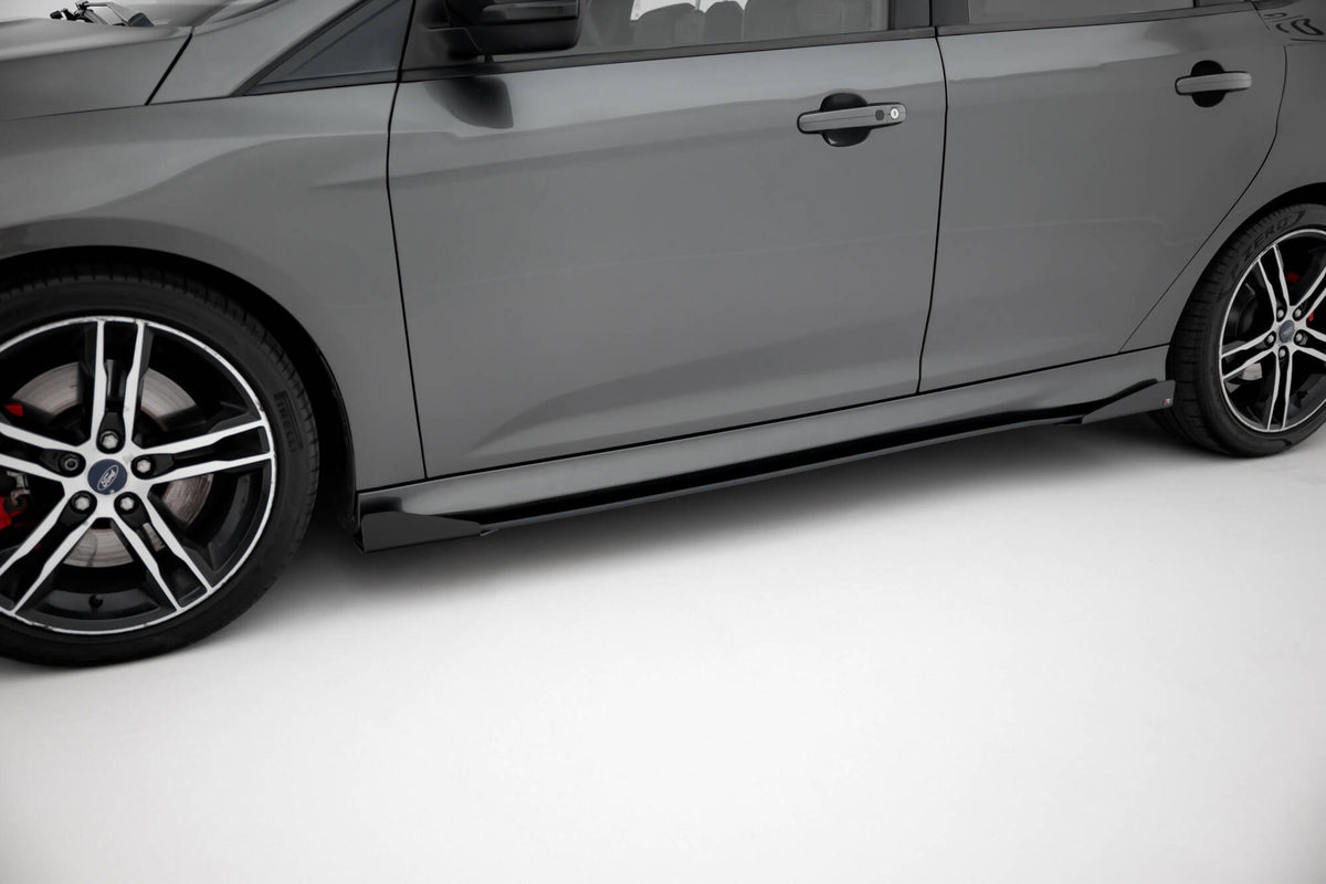 Street Pro Seitenschweller + Flaps Ford Focus ST MK3 Facelift