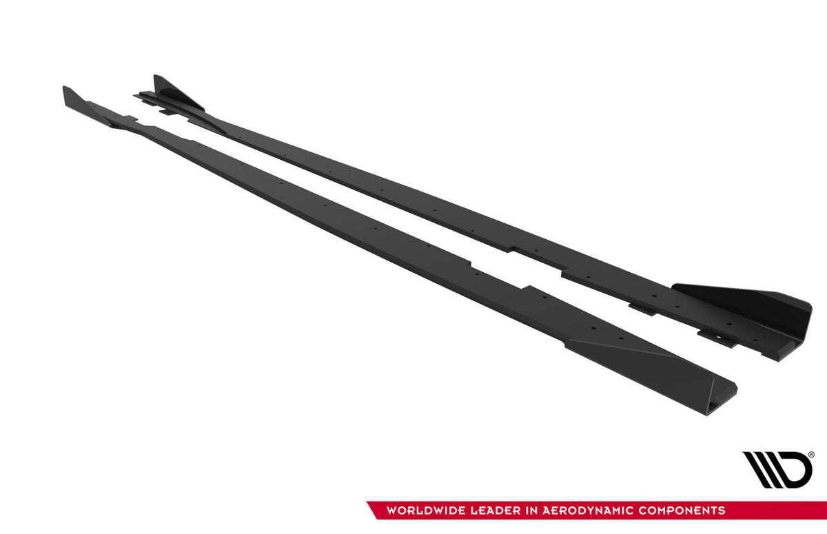 Street Pro Seitenschweller + Flaps Ford Focus ST MK3 Facelift