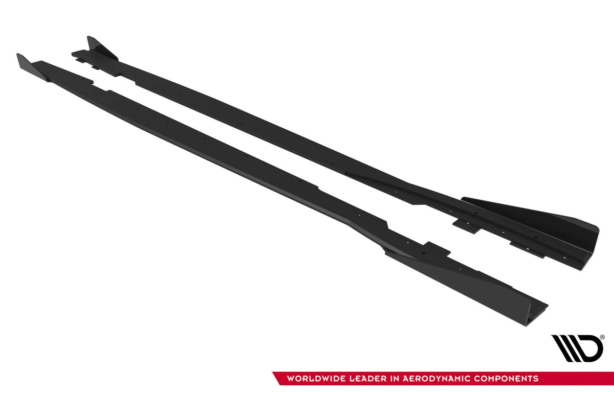 Street Pro Seitenschweller + Flaps Ford Focus ST MK3 Facelift