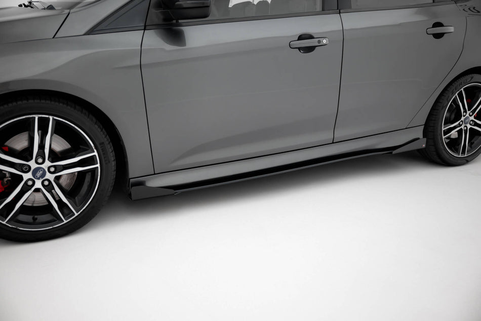 Street Pro Seitenschweller + Flaps Ford Focus ST MK3 Facelift