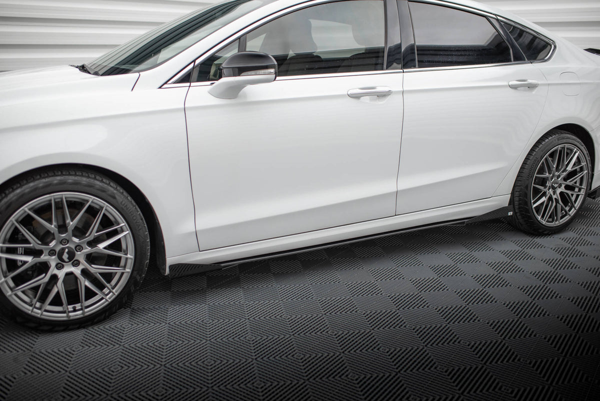 Street Pro Seitenschweller + Flaps Ford Mondeo Sport MK5 Facelift / Fusion Sport MK2 Facelift