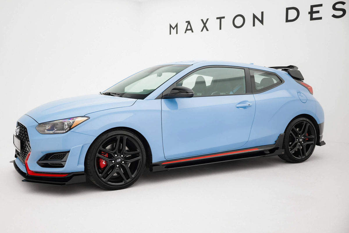 Street Pro Seitenschweller + Flaps Hyundai Veloster N MK2