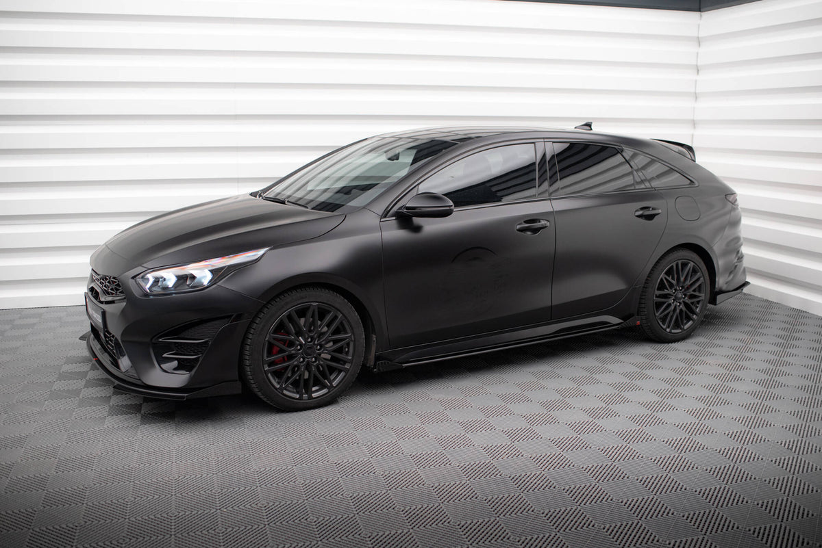 Street Pro Seitenschweller + Flaps Kia Proceed GT / GT-Line MK1 Facelift / Ceed GT MK3 Facelift