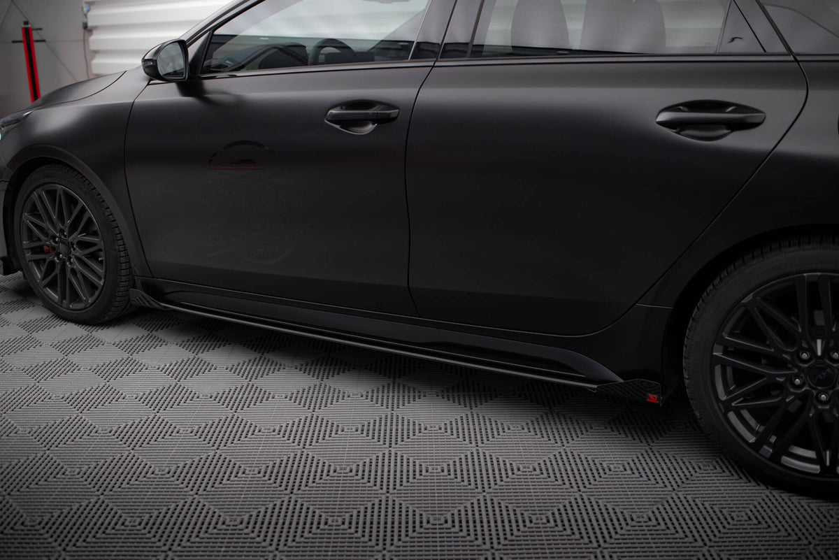 Street Pro Seitenschweller + Flaps Kia Proceed GT / GT-Line MK1 Facelift / Ceed GT MK3 Facelift