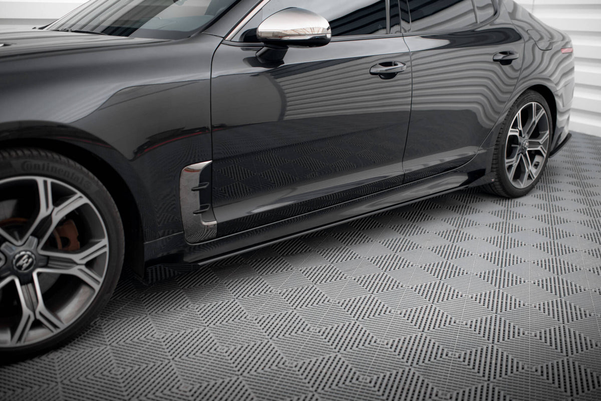 Street Pro Seitenschweller + Flaps Kia Stinger GT / GT-Line / Standard MK1