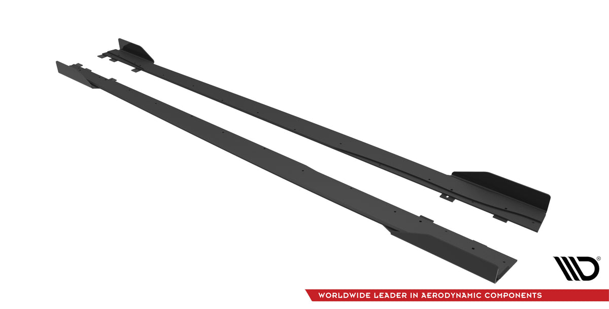 Street Pro Seitenschweller + Flaps Mercedes A35 AMG / AMG-Line Aero Pack W177