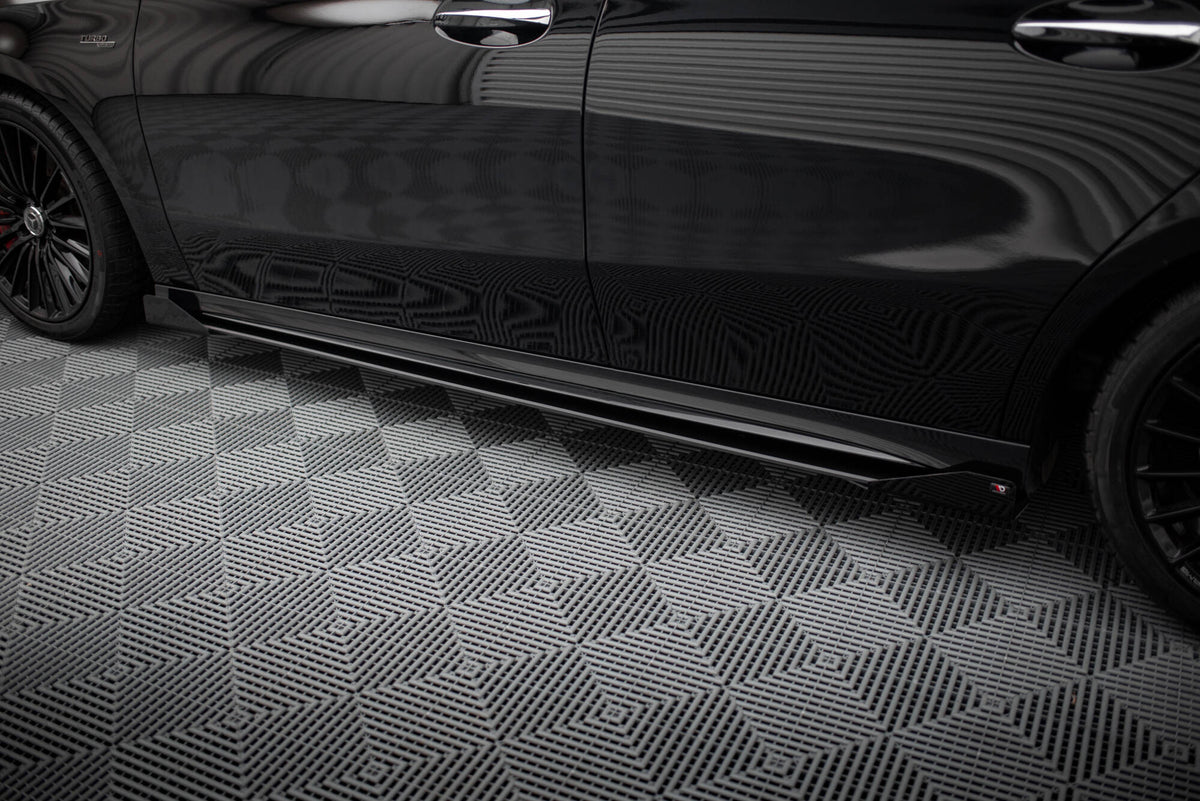 Street Pro Seitenschweller + Flaps Mercedes-AMG A35 W177 Facelift