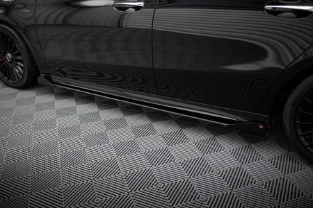 Street Pro Seitenschweller + Flaps Mercedes-AMG A35 W177 Facelift